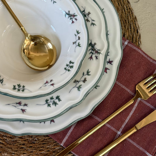 Porser 24 Parça Porselen Yemek Takımı 6 Kişilik KOD:TERRA-30302