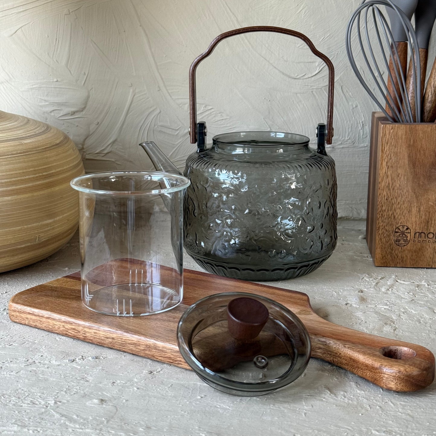 Arow Akasya Ağacı Tutmalı Bitki Çay Demlik 1350 ml KOD:6679