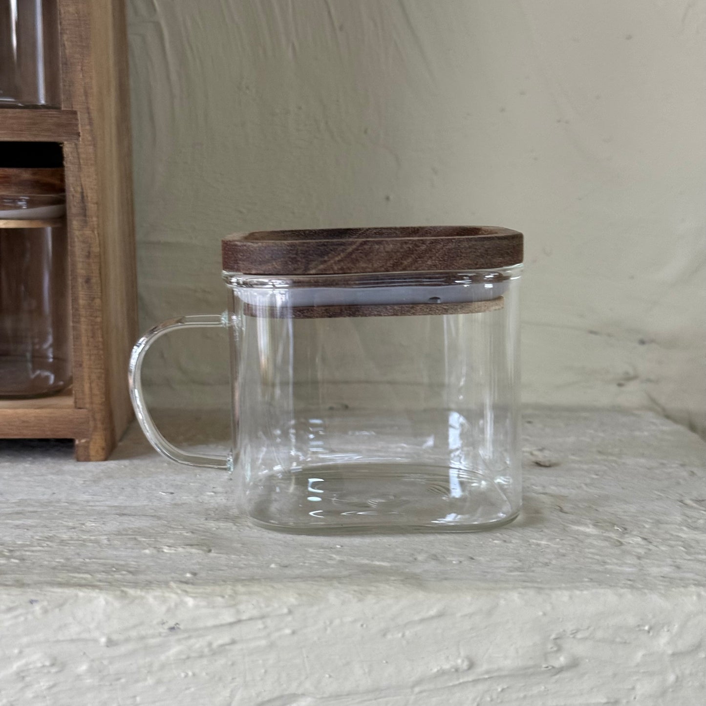 Buenoslly 10 Parça Kare Baharatlık Seti Akasya Ağacı Standlı KOD:117