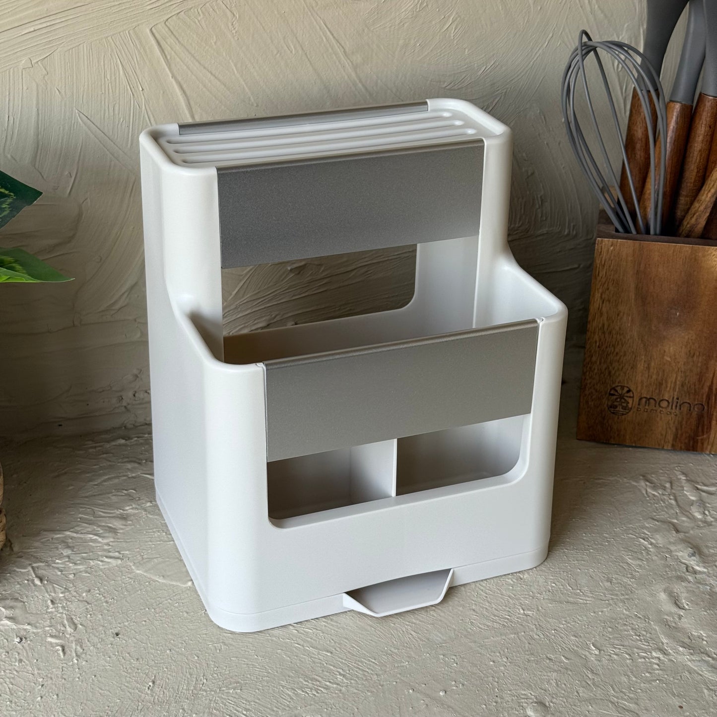 Lalezar Bıçak Organizer Standı Krem KOD:8001