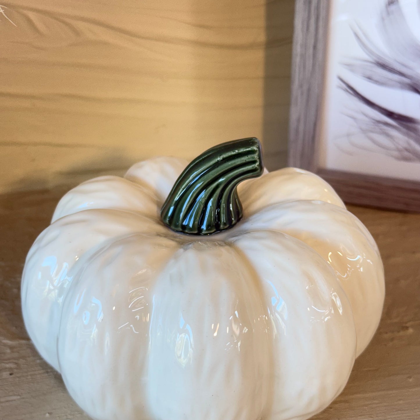 Arow Dekoratif Kabak Beyaz-Yeşil KOD:H-122