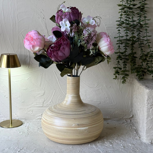 Savor Demet Yapay Gül Pembe-Mor Reng KOD:601