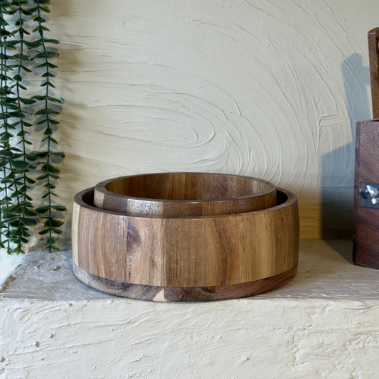 Maperally Akasya Ağacı 2 Boy Salata Kase Seti KOD:110130-32