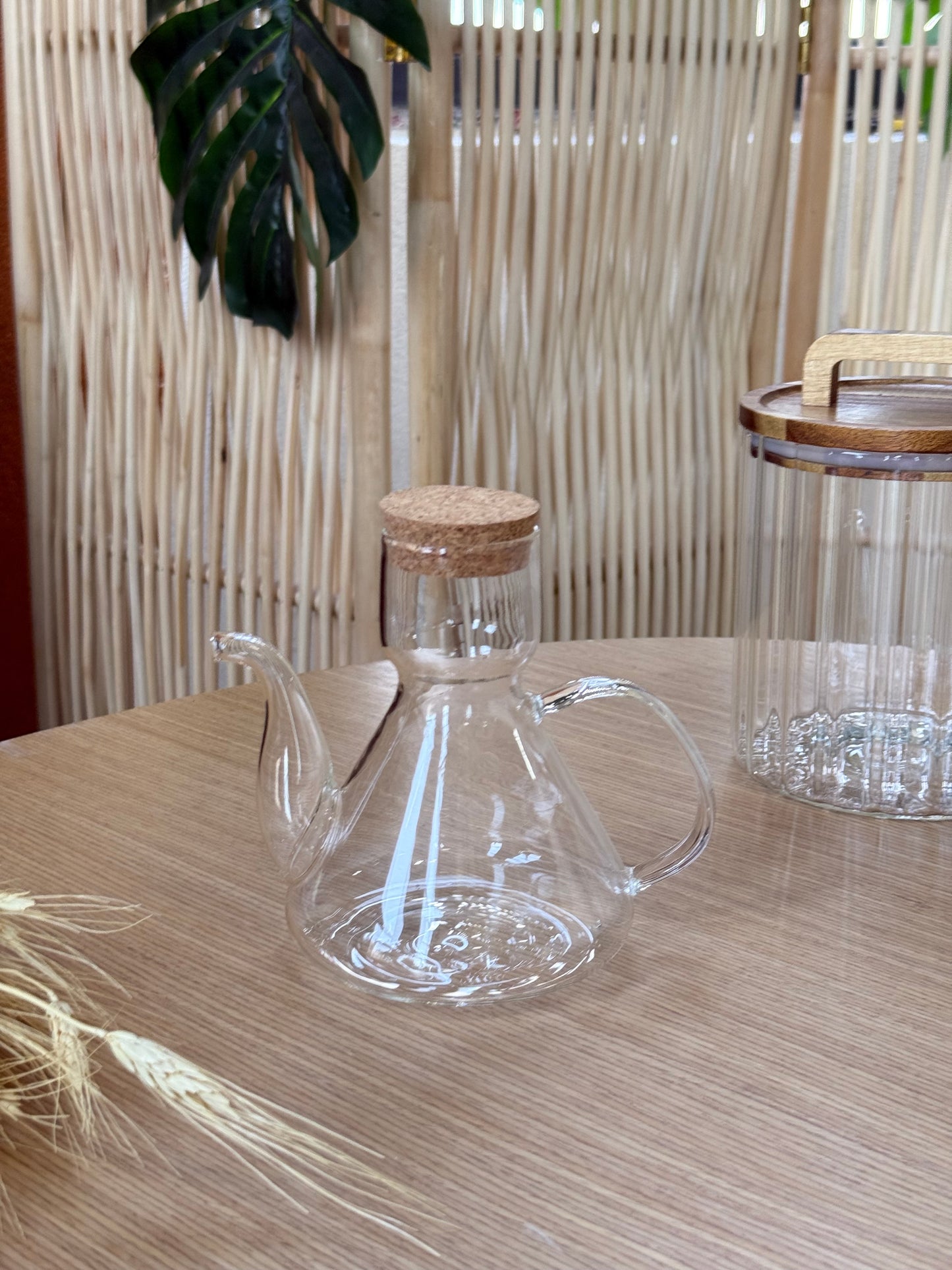 Liya Borosilikat Cam Yağdanlık 500 ml KOD:6517