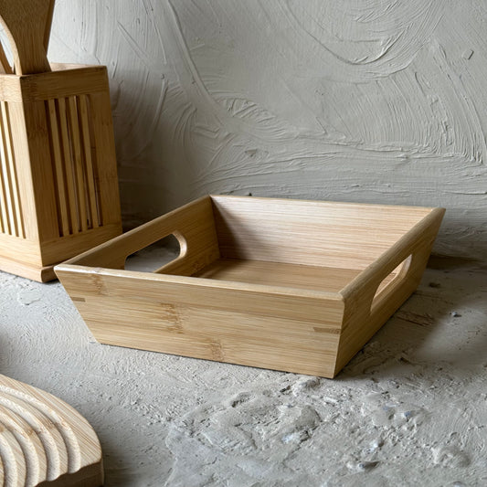 Saverlly Bambu Kare Ekmeklik 19x19 cm KOD:93876