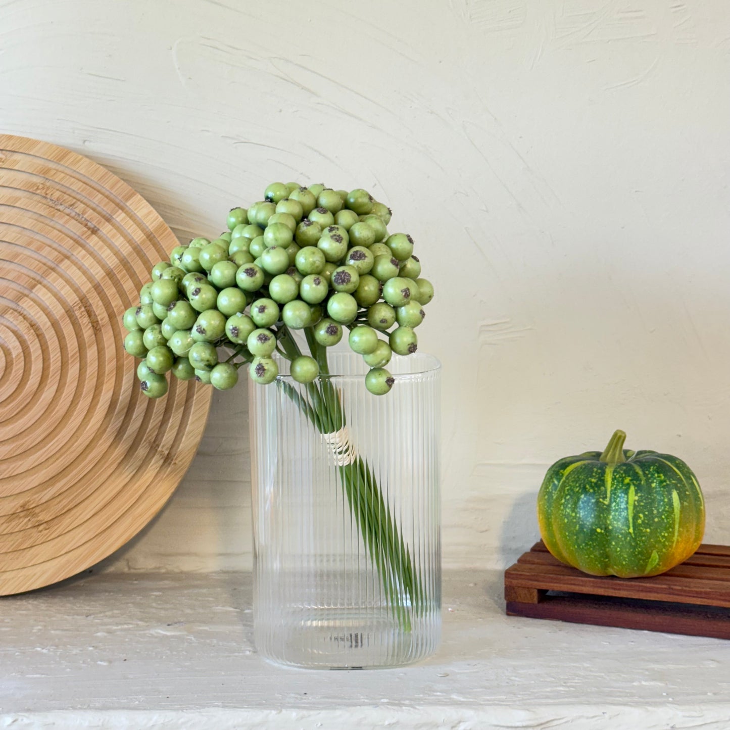 Kokina Yapay Yılbaşı Çiçeği Buket Yeşil 25 cm