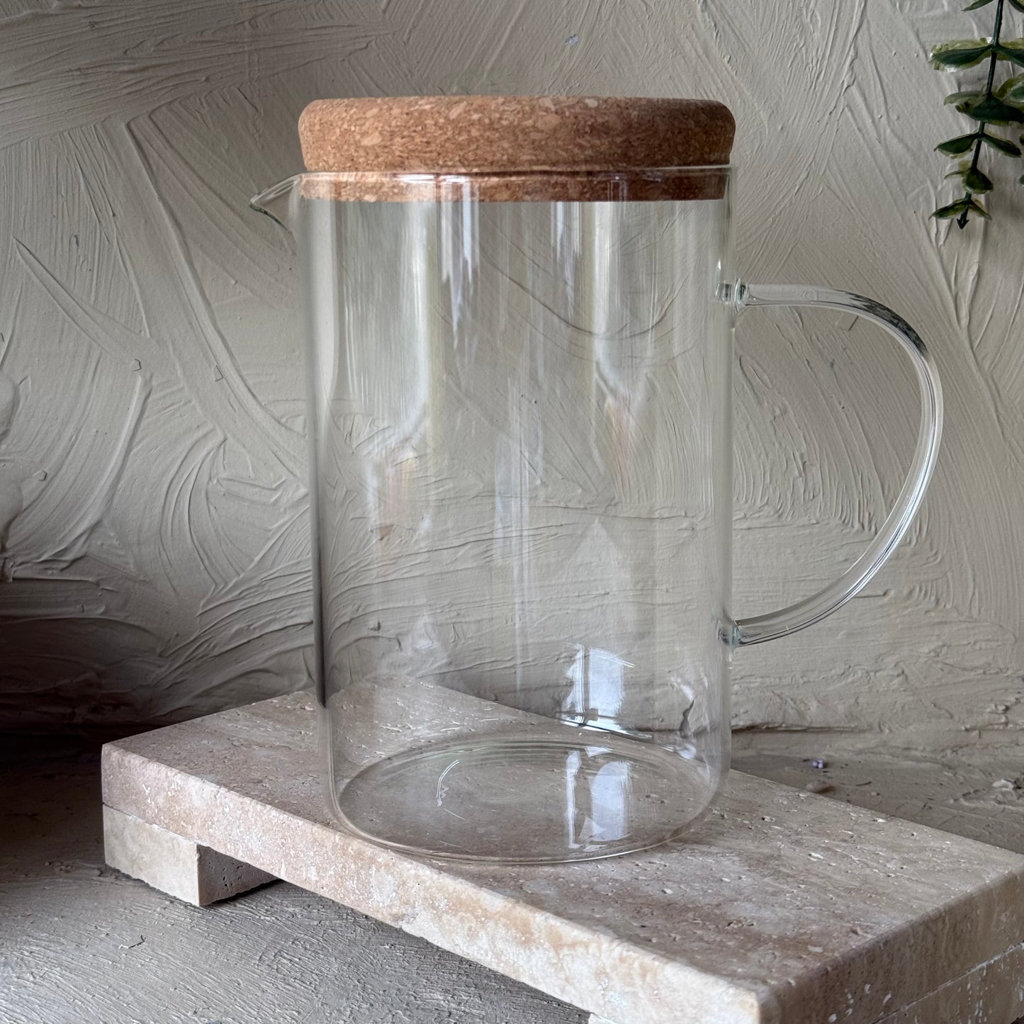 Roly Mantar Kapaklı Cam Sürahi 1 Litre KOD:8109