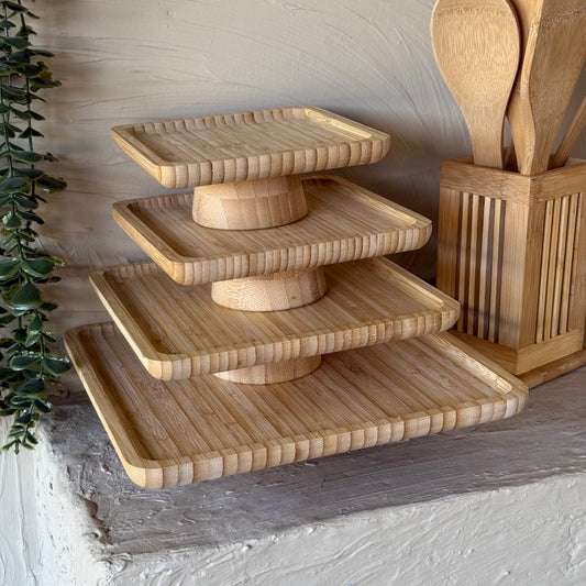 Savelly Kare 4 Boy Sunumluk Kahvaltılık Seti KOD:97047