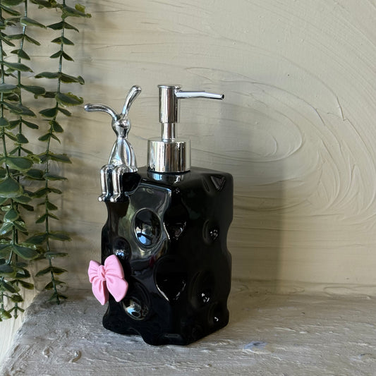 Buenally Tavşanlı Sıvı Sabunluk Siyah KOD:4