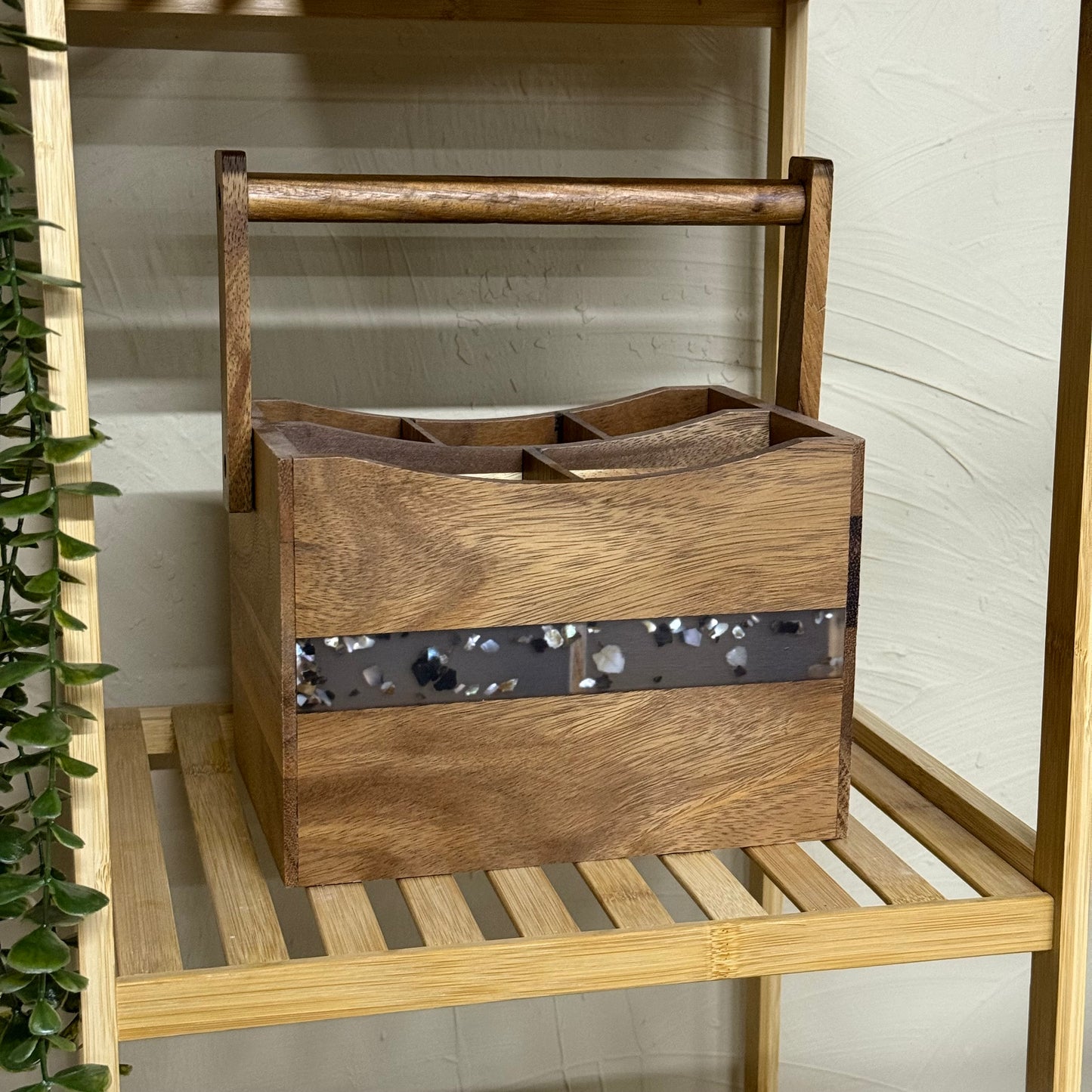 Akasya Ağacı Epoksi Detaylı Kaşıklık