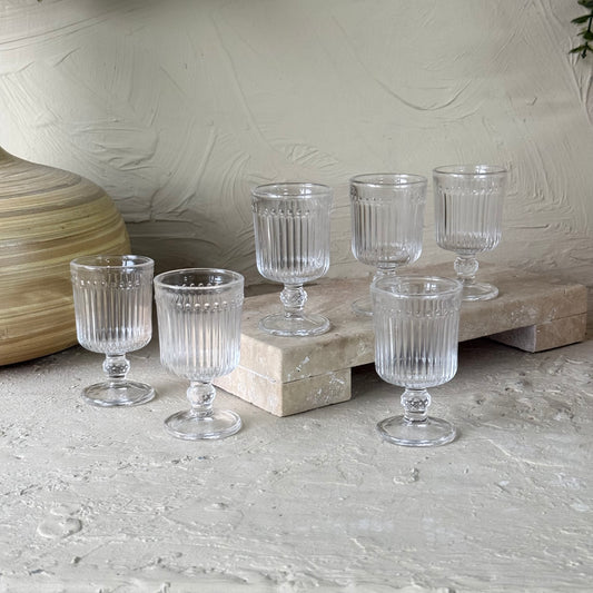 Lalezar Cam Kahve Yanı Bardağı Seti 6 Adet (yeni) KOD:8046