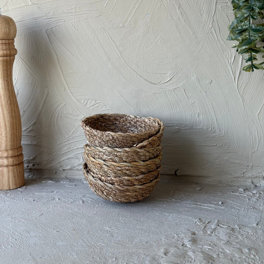 Savally Hasır Çerezlik Seti 6 Adet 11 cm KOD:15645