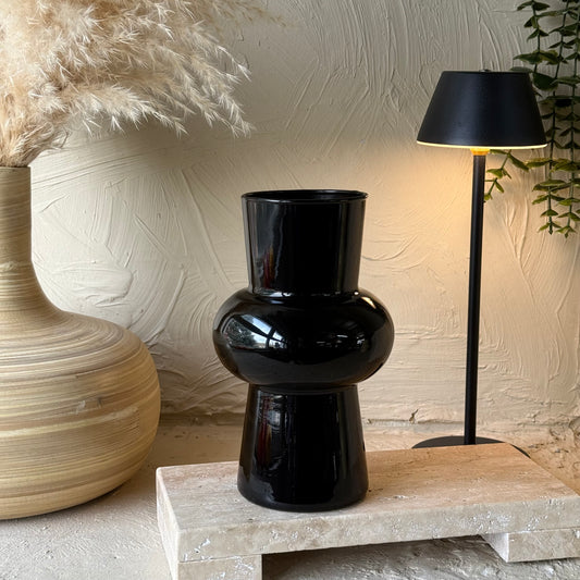 Bohem Pinterest Cam Vazo 20 cm Siyah KOD:5113