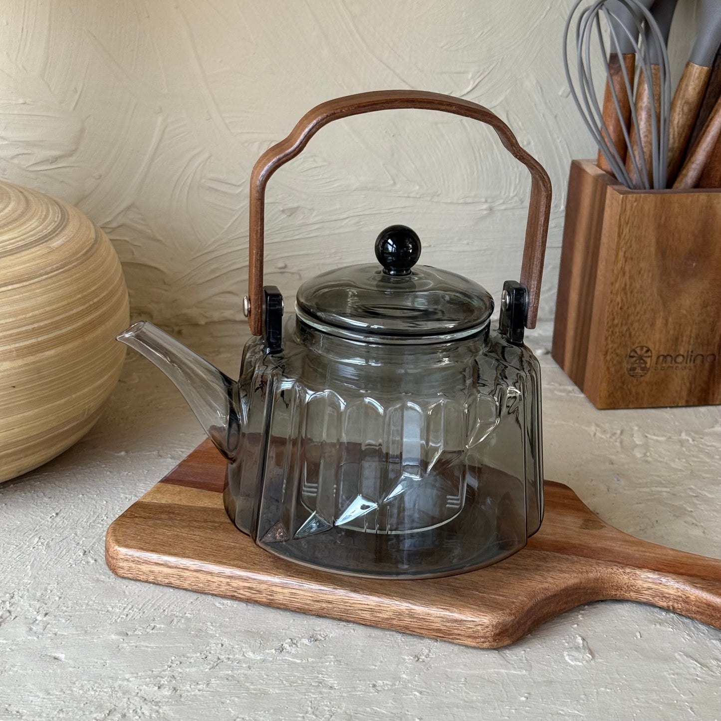 Arow Akasya Ağacı Tutmalı Bitki Çay Demlik 850 ml KOD:6676