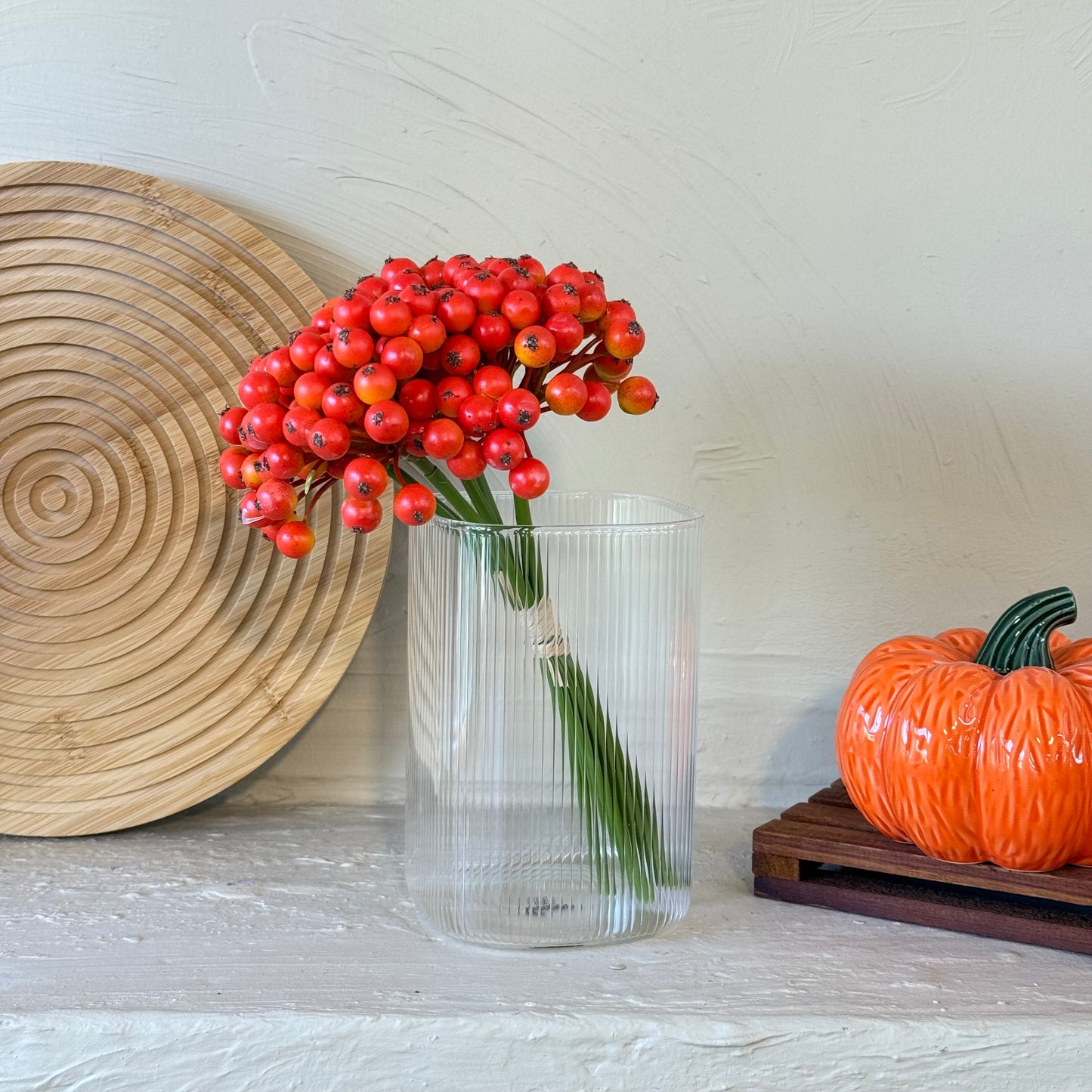 Kokina Yapay Yılbaşı Çiçeği Buket Turuncu 25 cm