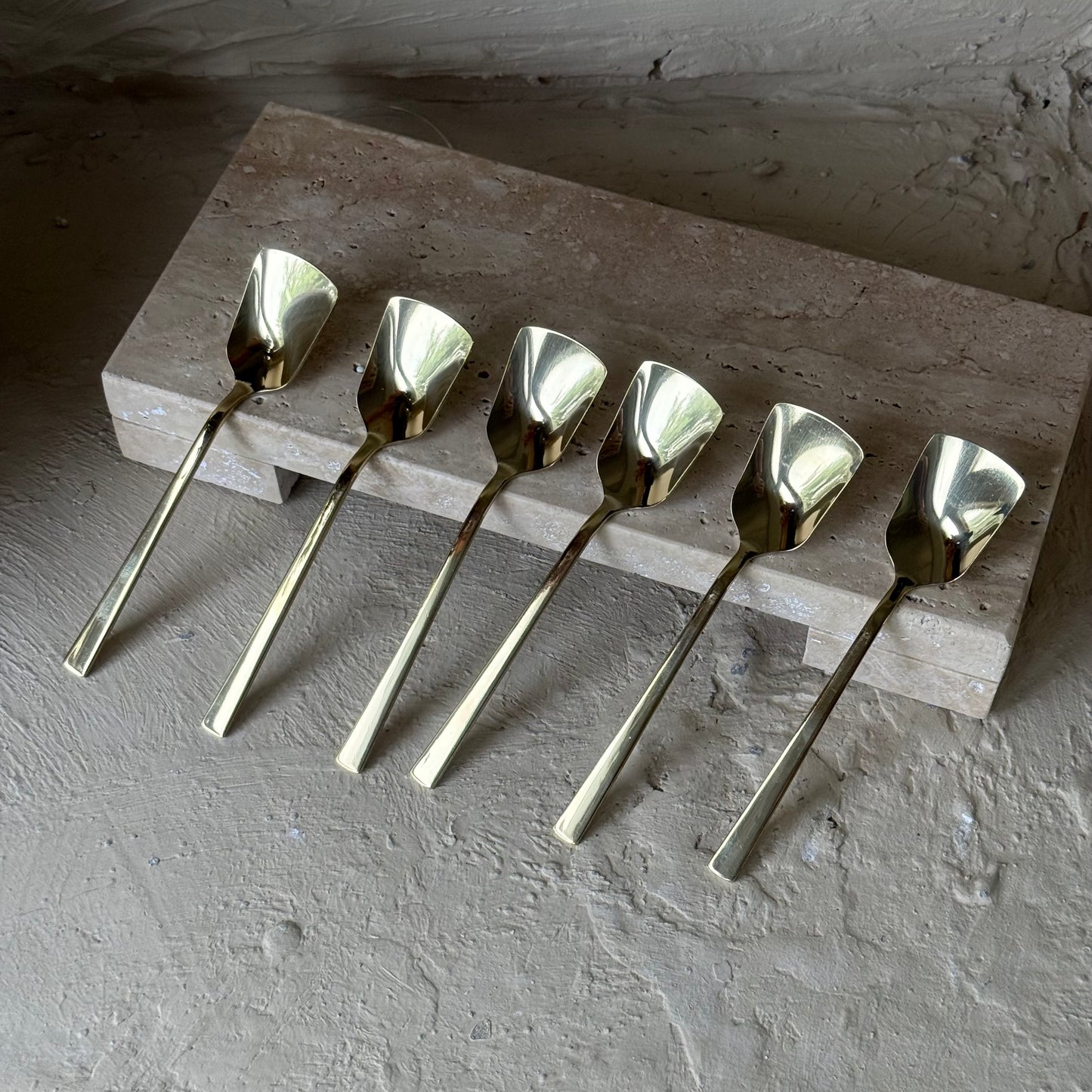 SHN Dondurma Kaşığı Seti 6 Adet Gold