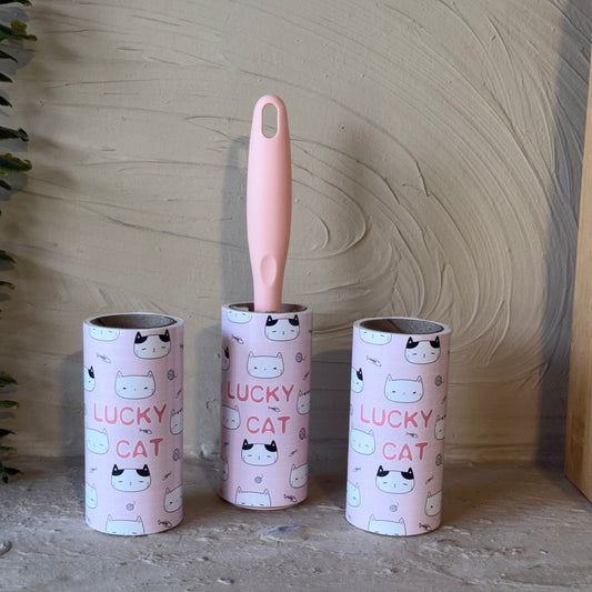 Savorlly 2 Yedekli Tüy Toplayıcı 60 Yaprak Lucky Cat KOD:96025