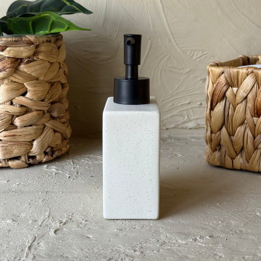 Castel Porselen Dikdörtgen Sıvı Sabunluk Krem KOD:1452