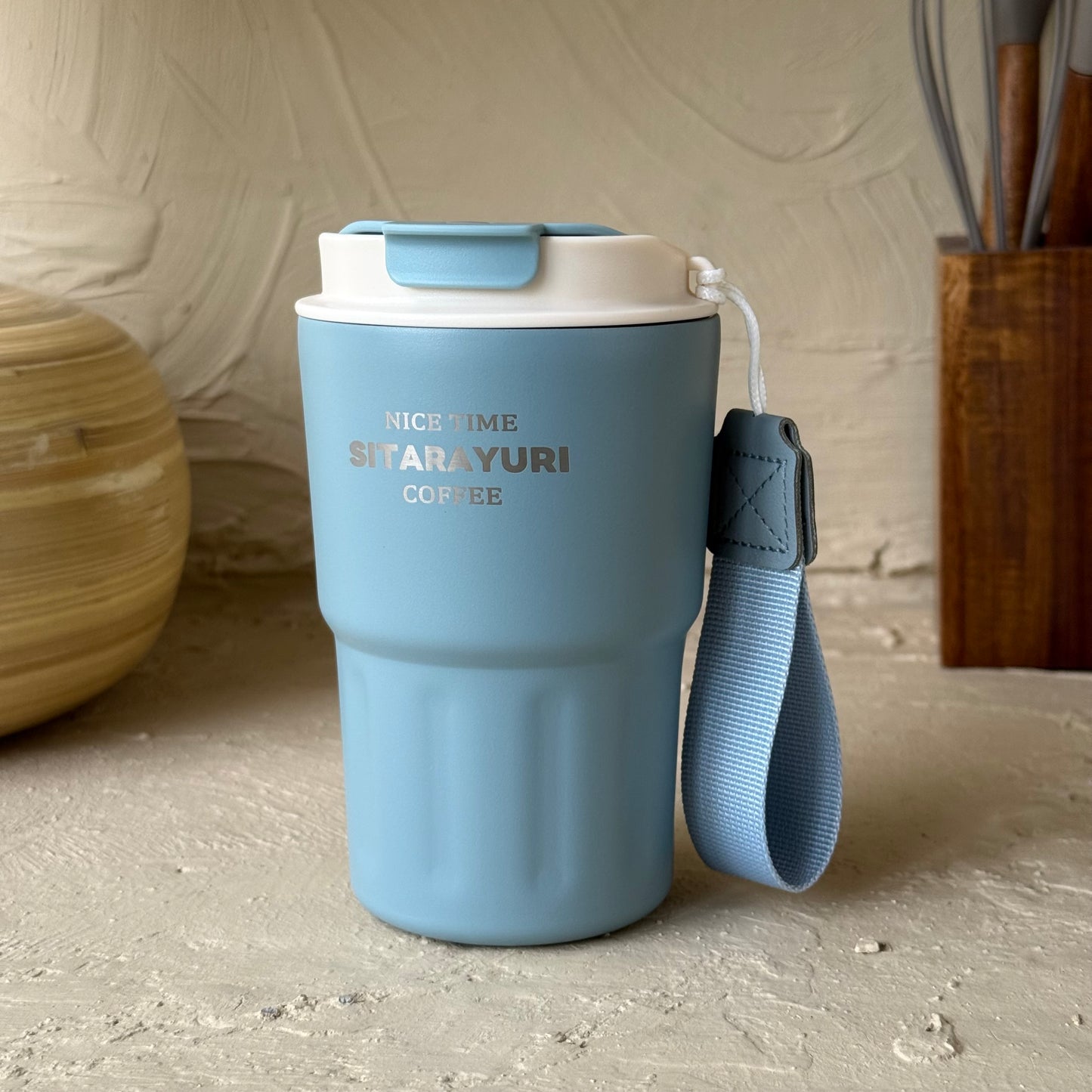 Sitarayuri Termos Bardağı Mavi 360 ml