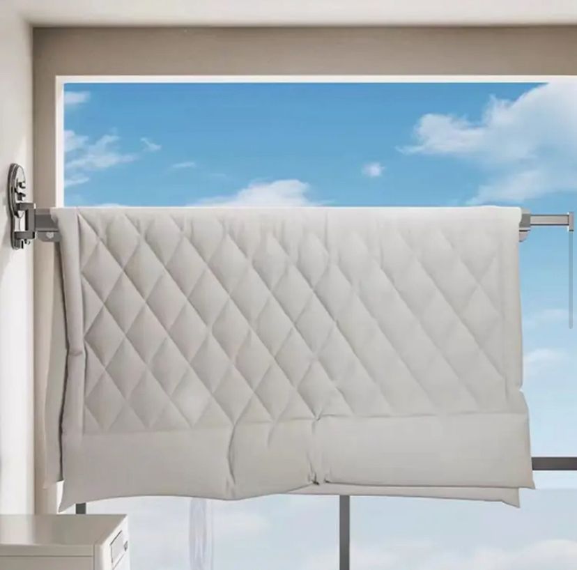 Arow Vantuzlu Çok Kulanışlı 3 Kanatlı Elbise Kurutma Askısı