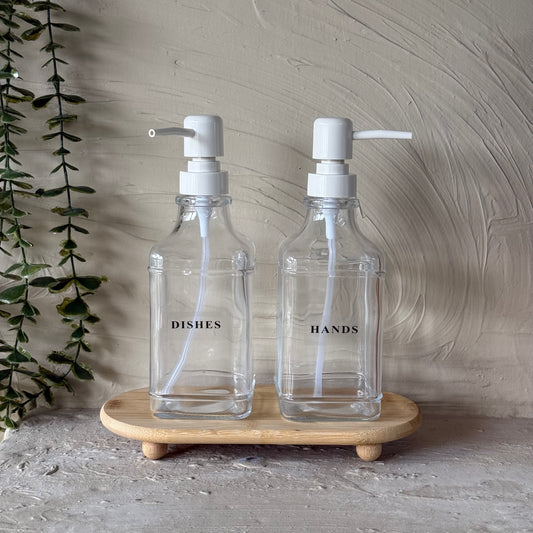 Luis Bambu Standlı Sıvı Sabun Seti