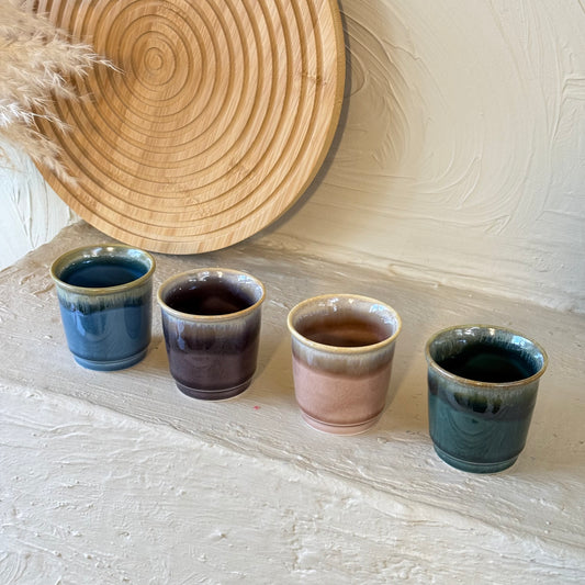 Porline 4 Lü Espresso Kahve Fincan Set Porselen