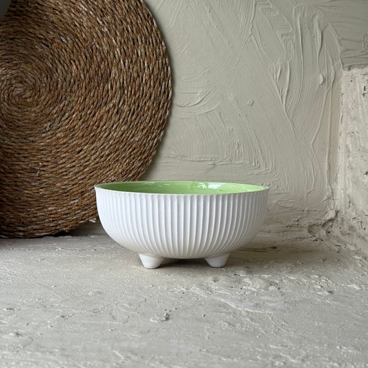 Pasha Çift Renkli Seramik Kase Yeşil KOD:1078