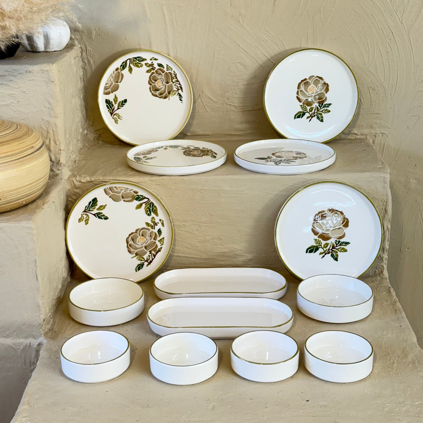 Tutku Manolya 14 Parça Kahvaltı Takımı 6 Kişilik