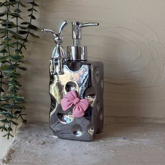 Buenally Tavşanlı Sıvı Sabunluk Gümüş KOD:2