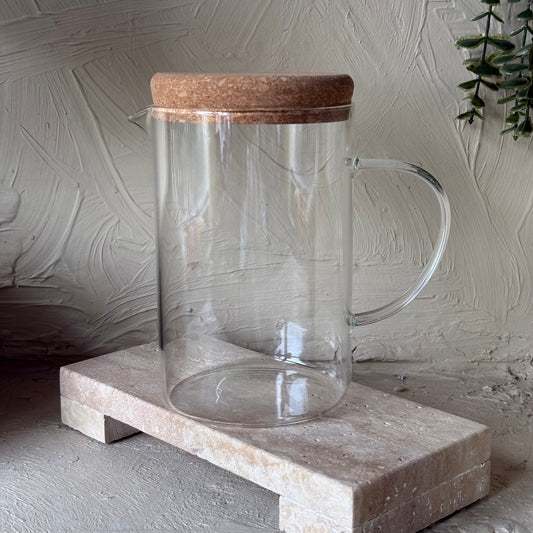 Roly Mantar Kapaklı Cam Sürahi 1 Litre KOD:8109