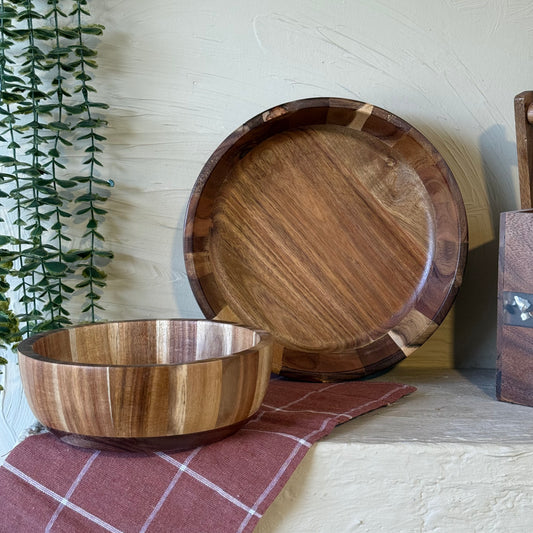 Maperally Akasya Ağacı 2 Boy Salata Kase Seti KOD:110123-20