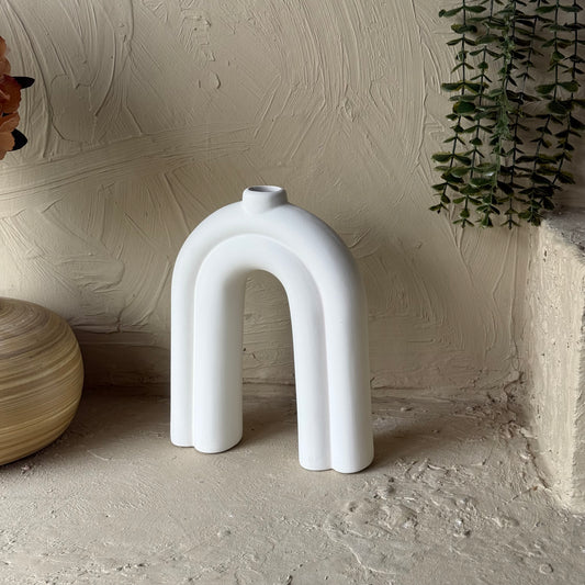 Ma-Perra Bölmeli Seramik Bohem Vazo