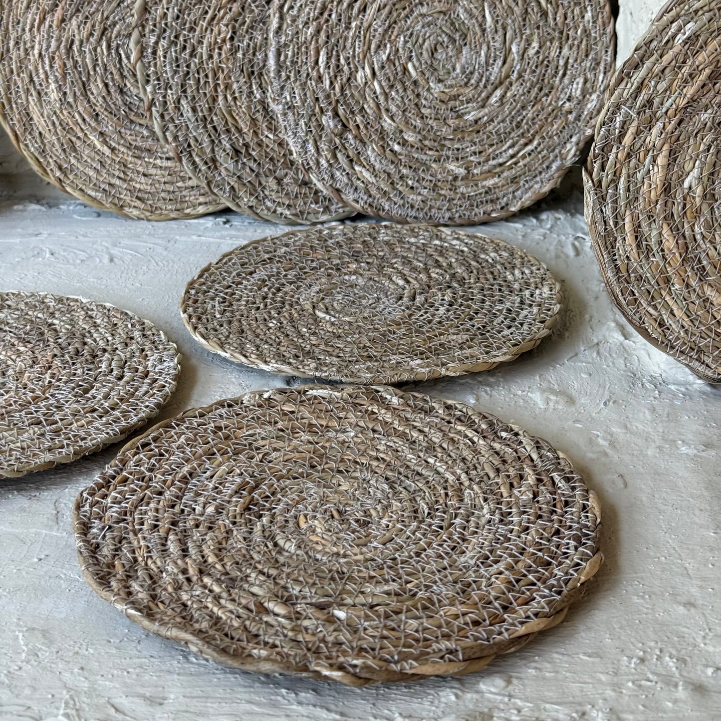 Saverly Hasır Supla Set 6 Adet 20 cm KOD:16415