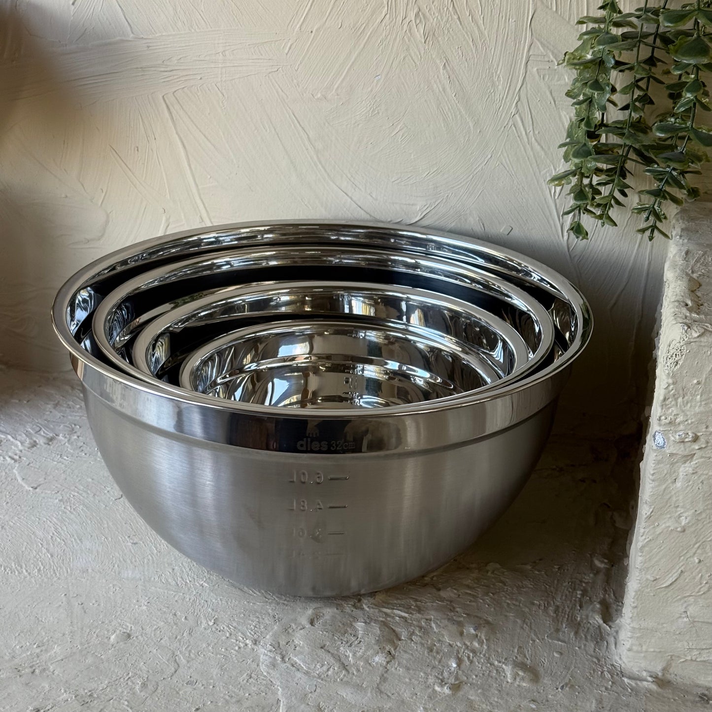 Dieslly Professional 4 Boy Çelik Karıştırma Seti KOD:1400-1406