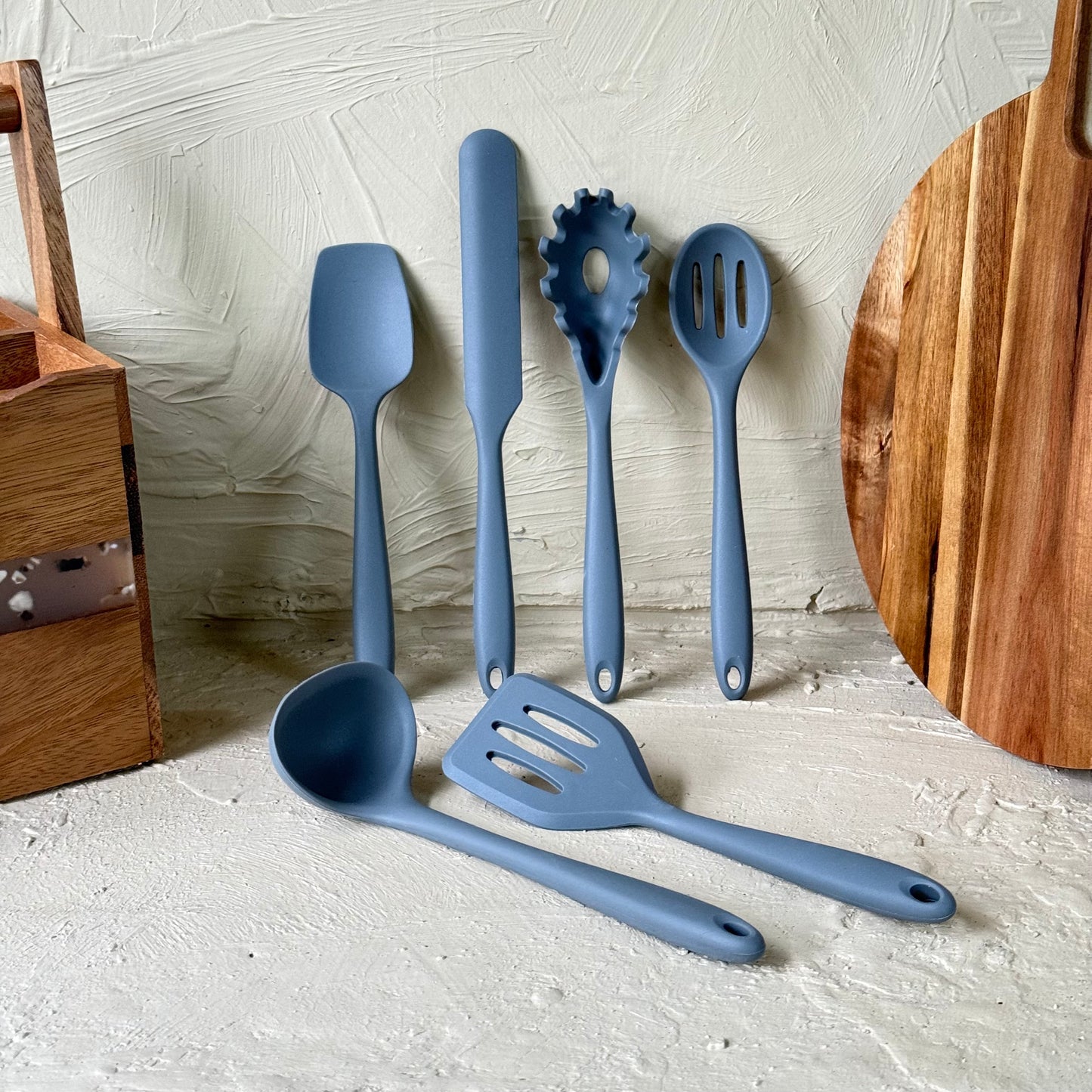 Arow 6 Parça Silikon Mutfak Seti Gri KOD:6109