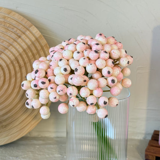 Kokina Yapay Yılbaşı Çiçeği Buket Pudra 25 cm