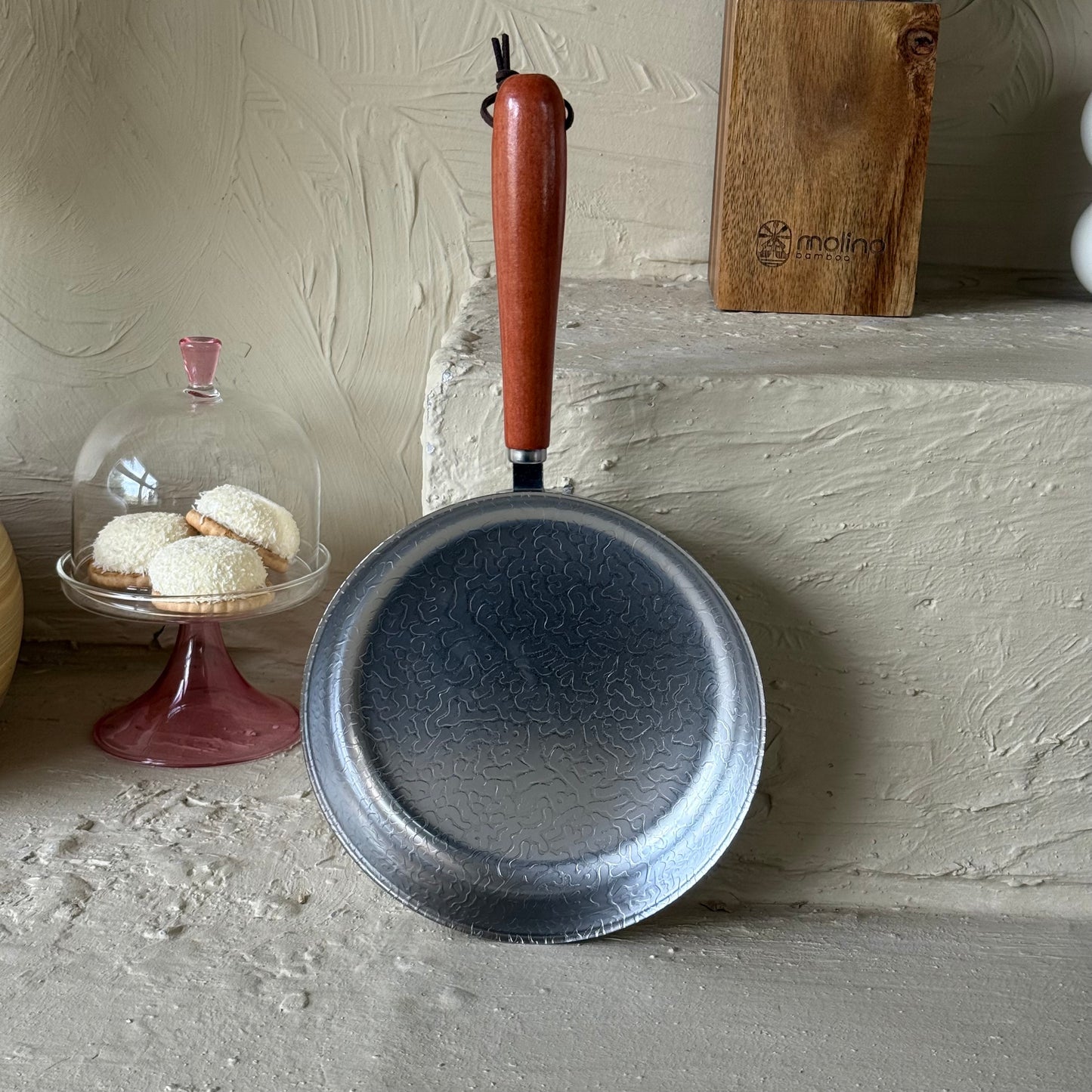 Como Akasya Ağacı Tutmalı Çelik Tava 16 cm KOD:5345