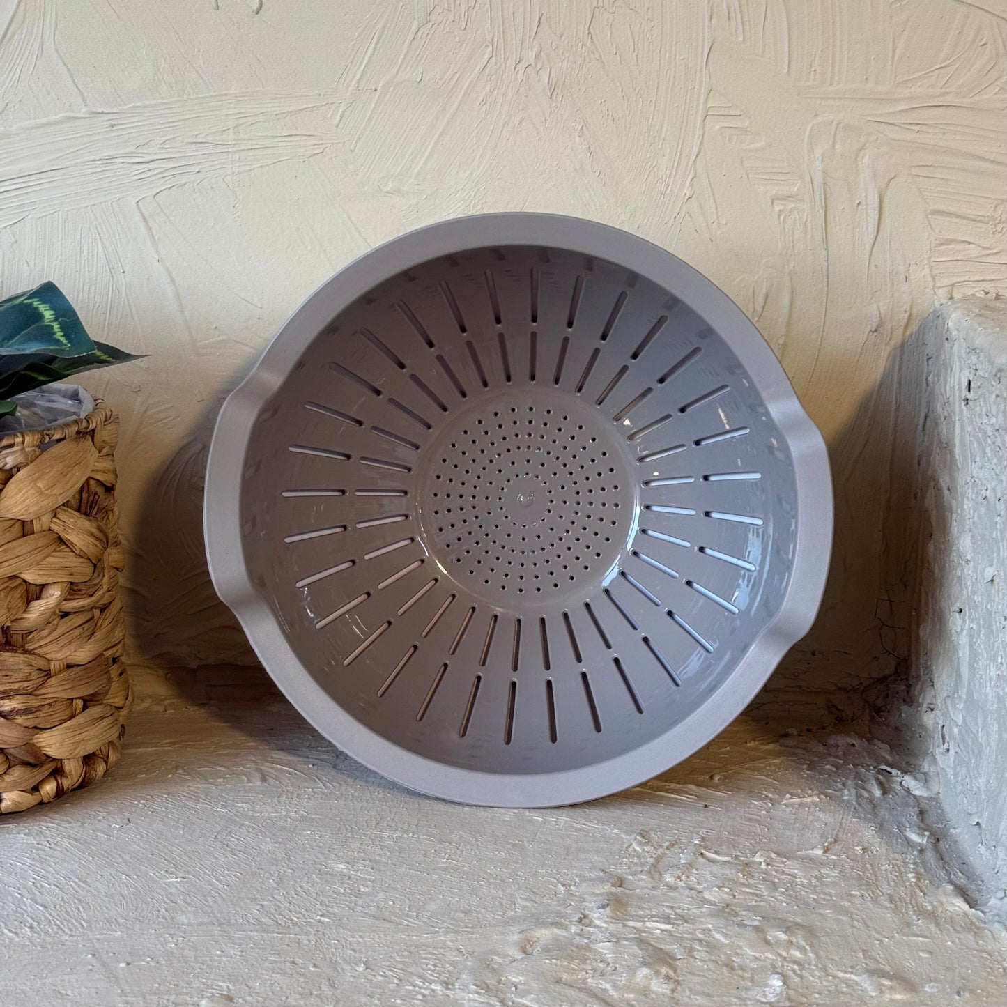 Mugiss Kaseli Süzgeç Seti Bej