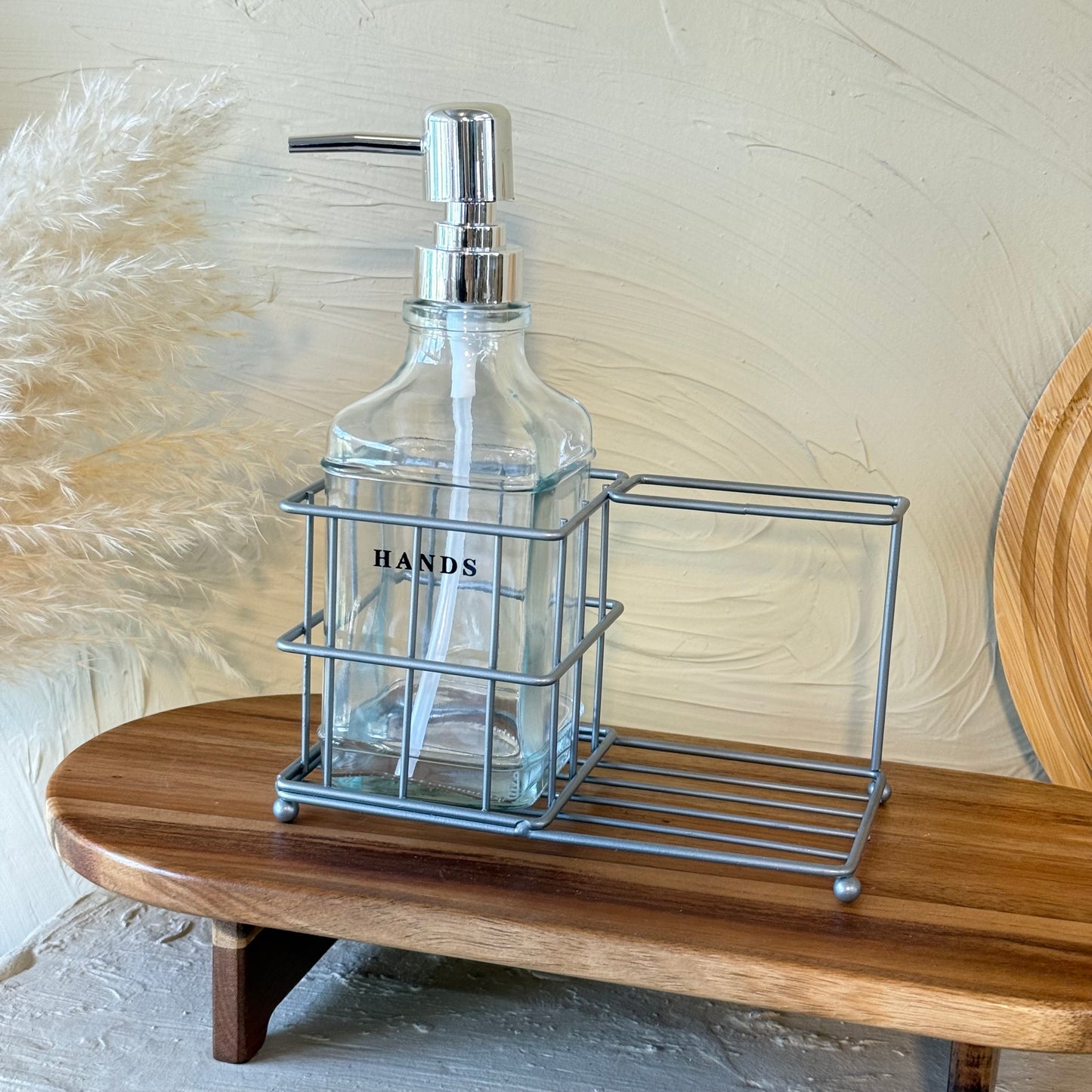 Kokosh Metal Standlı Kare Sıvı Deterjanlık KOD:EM-200