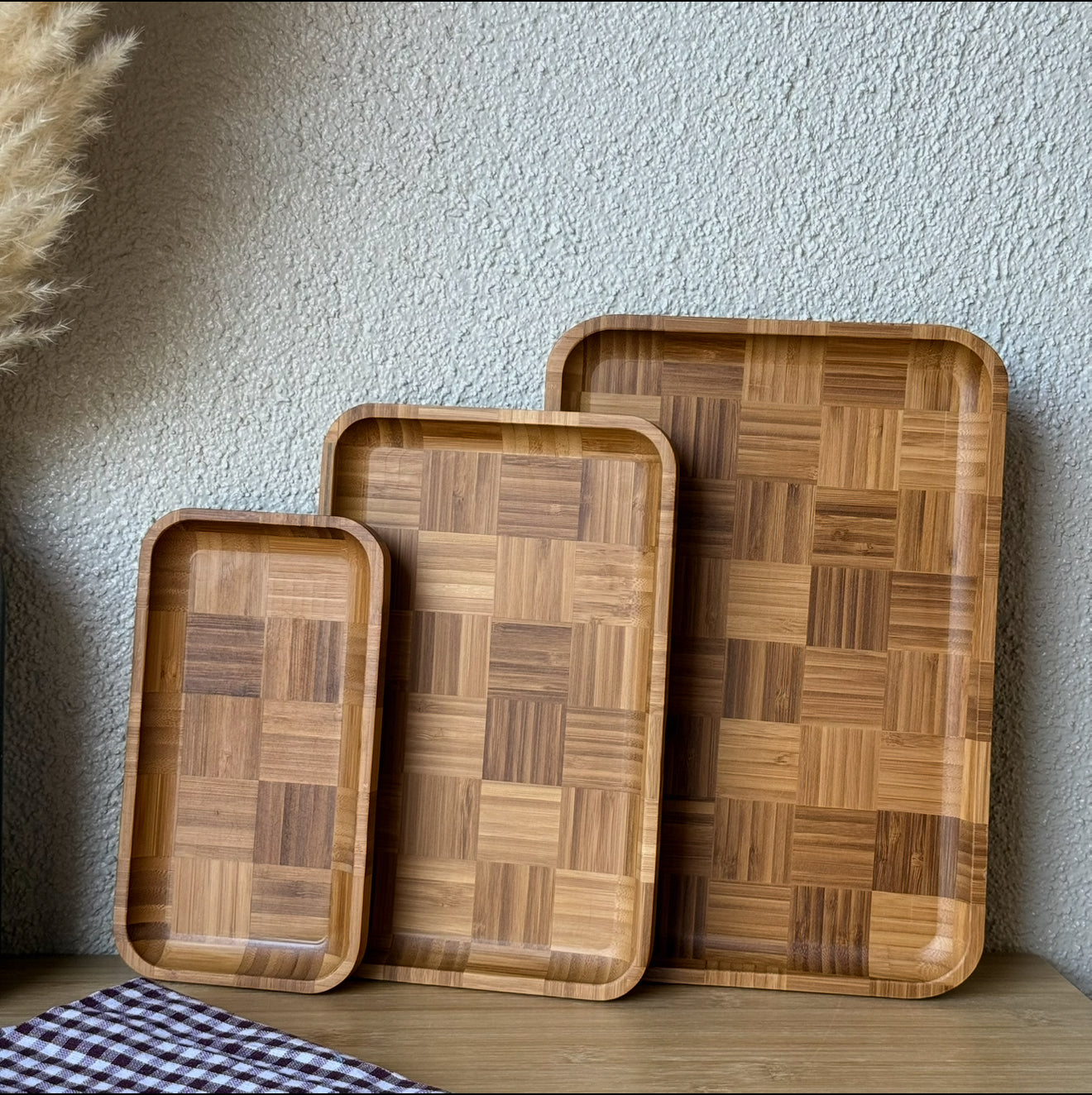 Bambu 3 Boy Dikdörtgen Sunumluk Seti