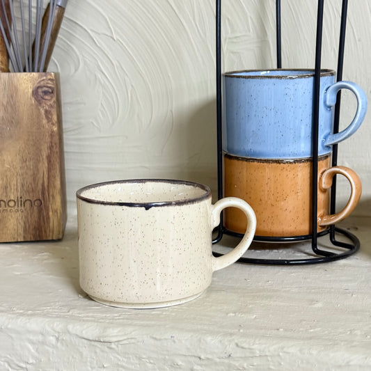 Porline Metal Standlı Renkli Kupa Seti 5 Parça KOD:0528