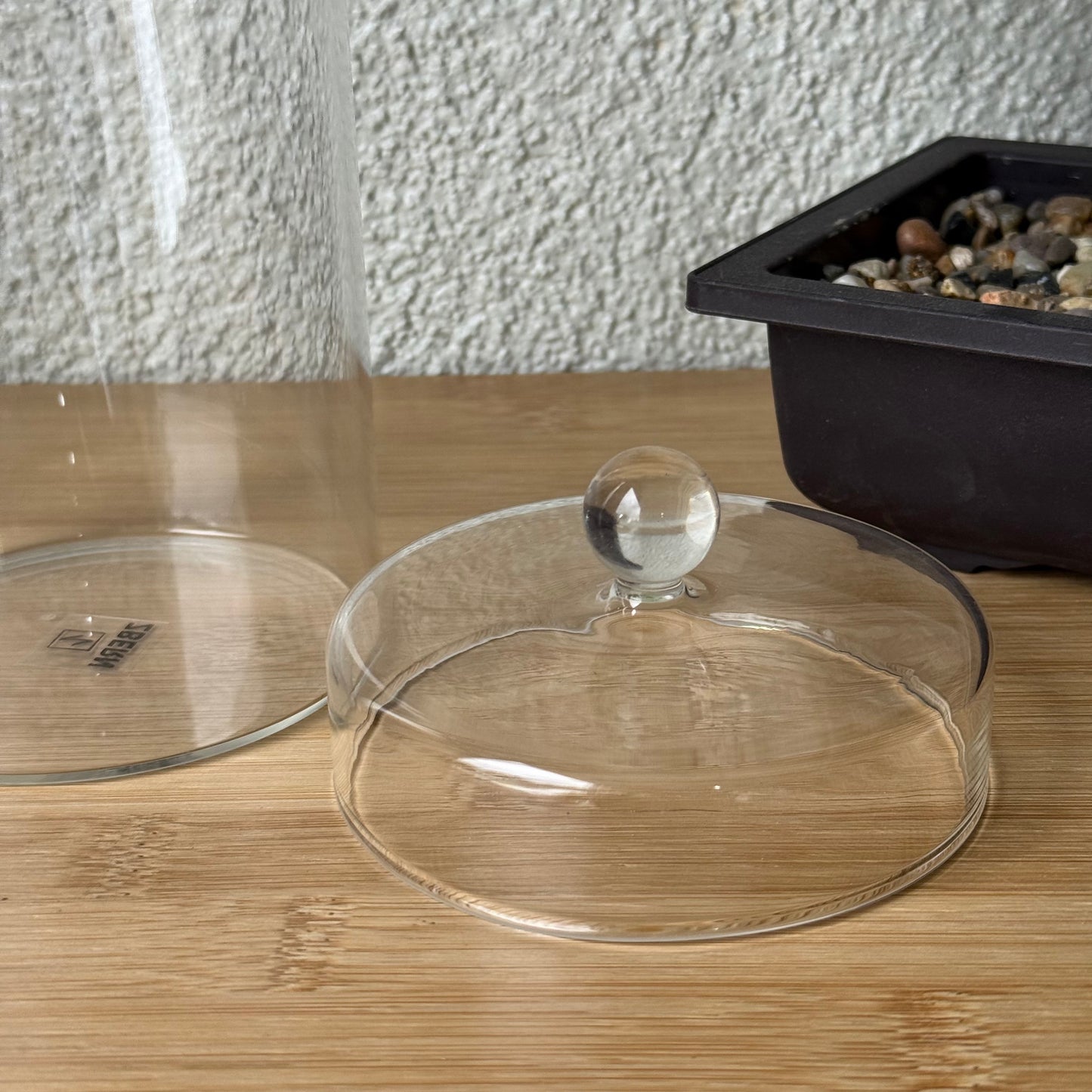 ZBERN Silindir Cam Kapaklı Kavanoz 15x9 cm