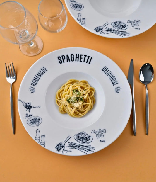 Alfredo 2 Adet Porselen Makarna Tabağı Seti 29 cm KOD:32015