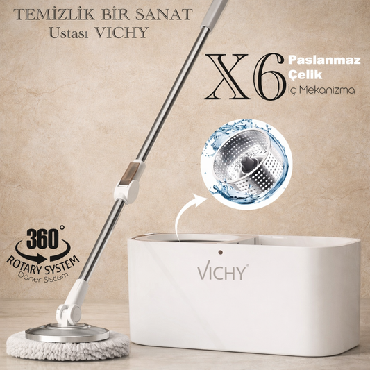 Evanev Döner Başlıklı Mop Seti KOD:6677