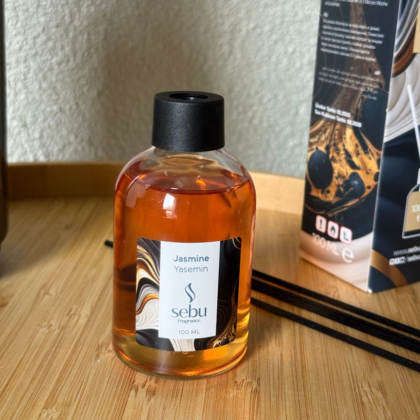 Sebu Çubuklu Ortam Kokusu Yasemin 100 ml