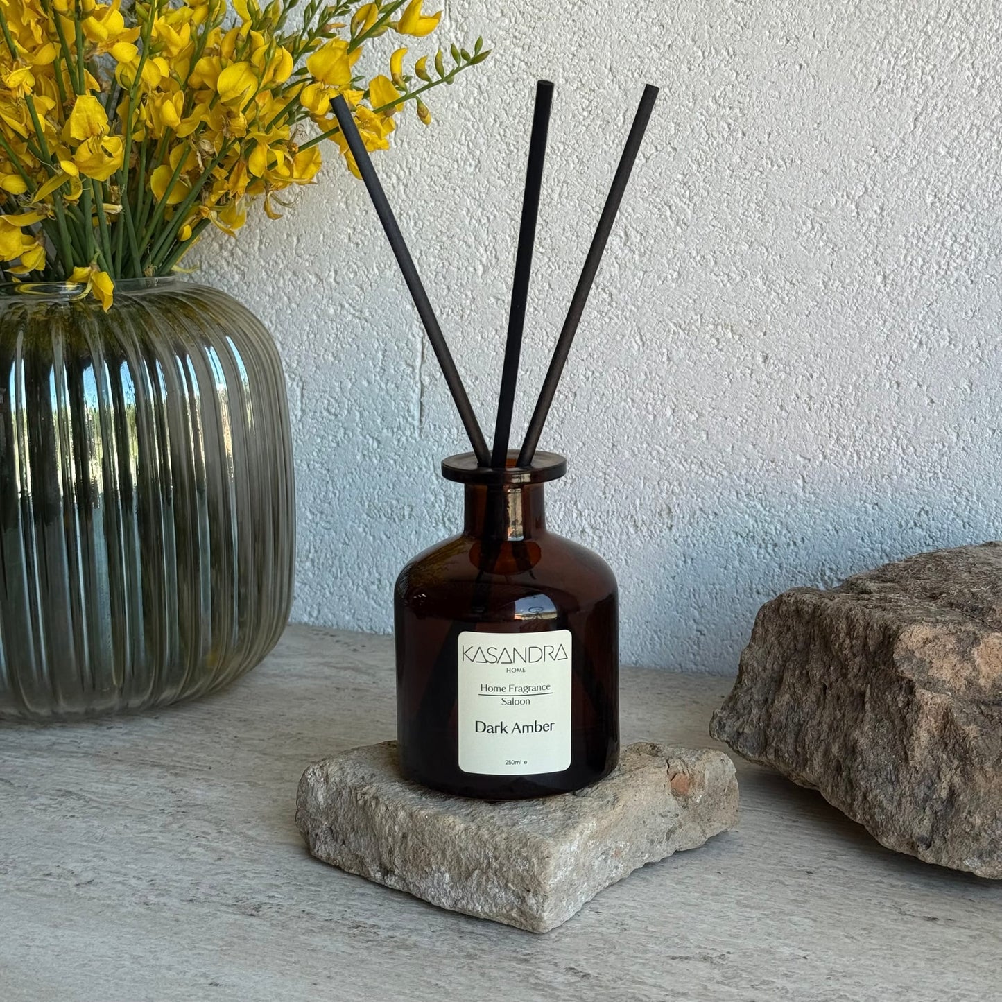 Kasandra Home Dark Amber Çubuklu Oda Kokusu 250 ML
