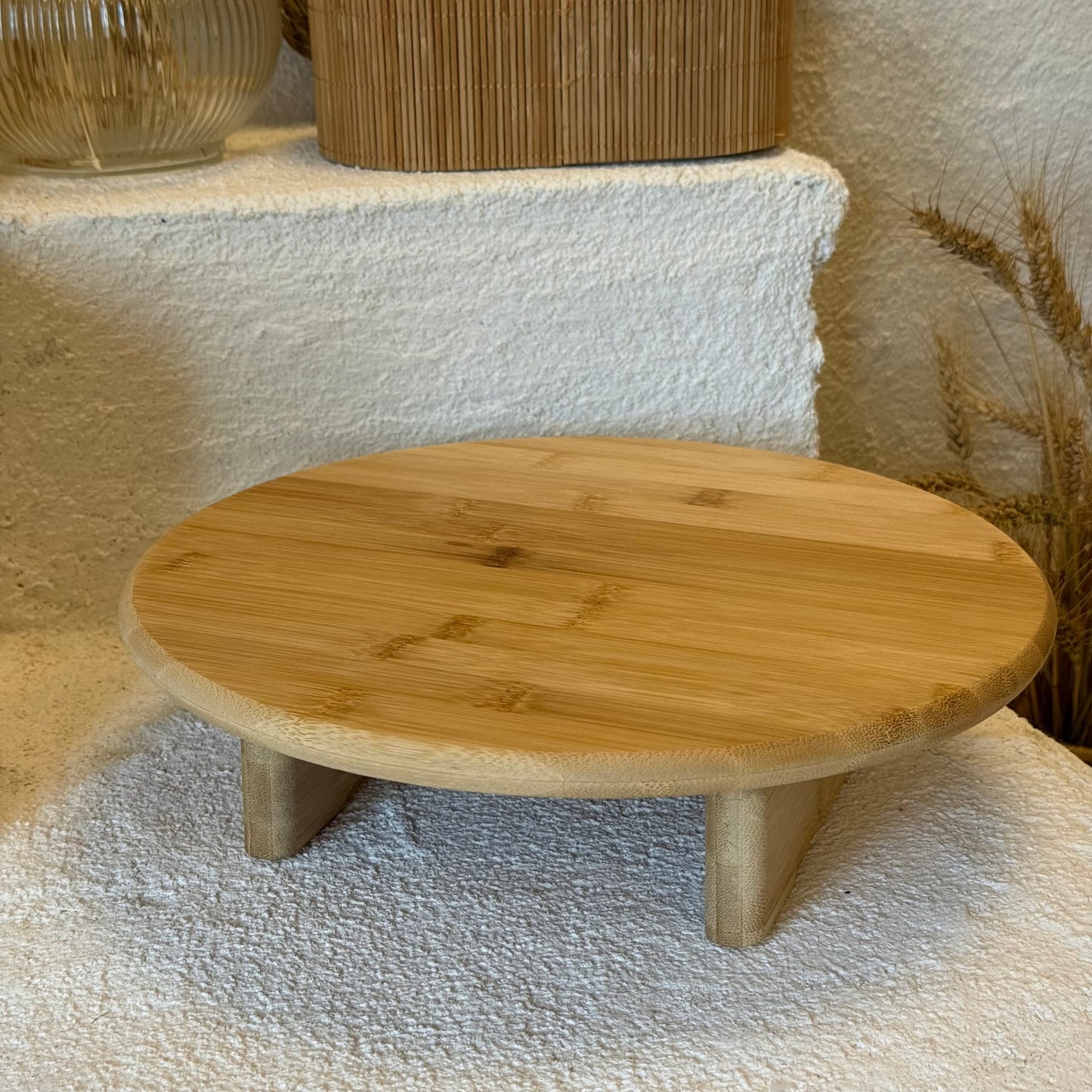 Wary Ayaklı Yuvarlak Hamur Açma Standı 32x32x7 cm