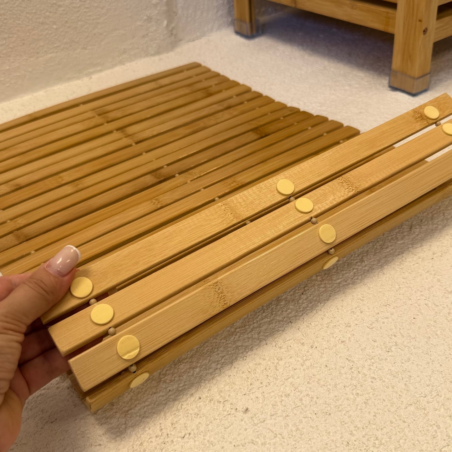 Bambu Mat Kaydırmaz Taban Küçük Boy 60x40 cm