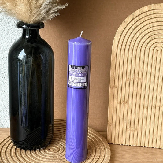 Candle Baton Uzun Mum 25 CM Lavanta