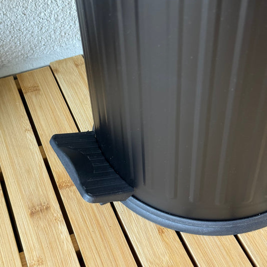 ZRA Vintage Çöp Kovası 12 Litre Mat Siyah